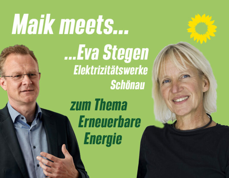„Maik meets Eva Stegen“ von den Elektrizitätswerken Schönau zum Thema Erneuerbare Energien