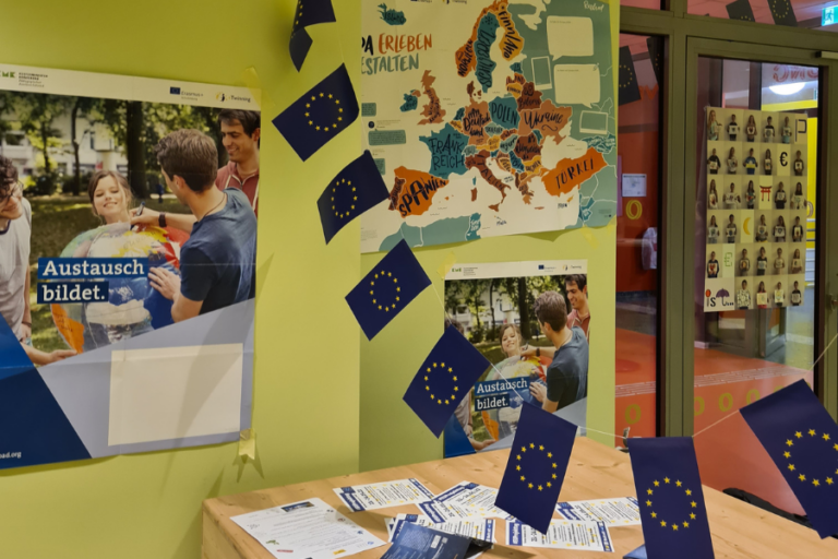 Zu Besuch am Otto-Hahn-Gymnasium zum EU-Projekttag