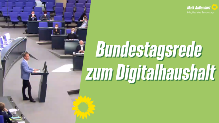 Bundestagsrede zum Digital-Haushalt