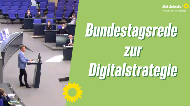 Bundestagsrede zur Digitalstrategie