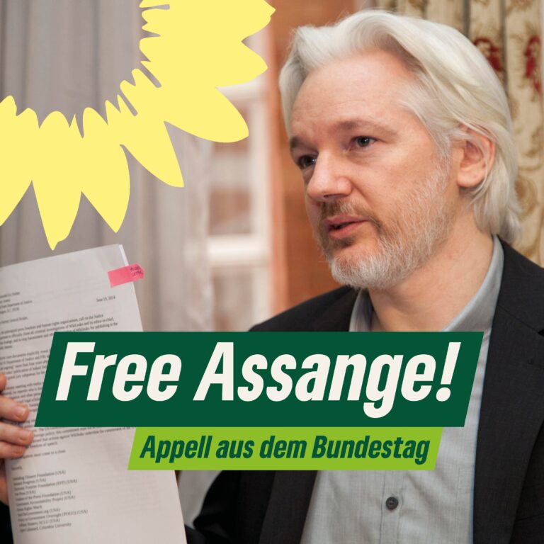 Entscheidender Prozess in London: wir fordern sofortige Freilassung und faires Gerichtsverfahren für Julian Assange